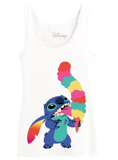 Koszulki i topy damskie - Damska koszulka bez rękawów Disneya, biały, M - grafika 1
