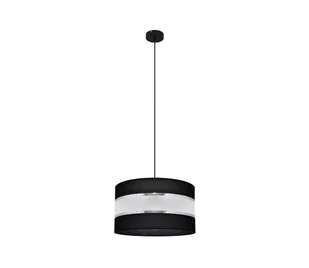 Żyrandol na lince HELEN 1xE27/60W/230V śr. 35 cm czarny/srebrny - Lampy sufitowe - miniaturka - grafika 1