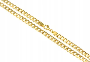 ZŁOTY ŁAŃCUSZEK PANCERKA 50 cm PR 585 - Łańcuszki - miniaturka - grafika 1