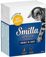 Mokra karma dla kotów - Smilla kawałeczki w sosie, 6 x 370 g - Wątróbka drobiowa - miniaturka - grafika 1
