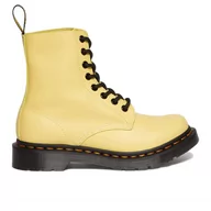 Glany damskie - Buty Dr Martens 1460 Pascal Black Eyelet Lace Up 30689708 - żółte - miniaturka - grafika 1