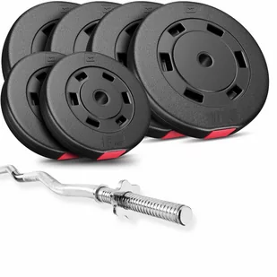 Hop-sport Zestaw obciążeń kompozytowych Premium 57kg 49340 - Obciążenia - miniaturka - grafika 1