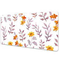 Podkładki na biurko - Mata ochronna na biurko Malowane kwiatki 90x45 cm - miniaturka - grafika 1