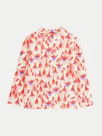 Bluzki damskie - Mini Rodini Bluzka Fuchsia 2472012442 Kolorowy Regular Fit - miniaturka - grafika 1