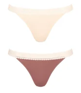 Majtki damskie - 2 x Majtki damskie sloggi GO Ribbed Tanga C2P-S - miniaturka - grafika 1