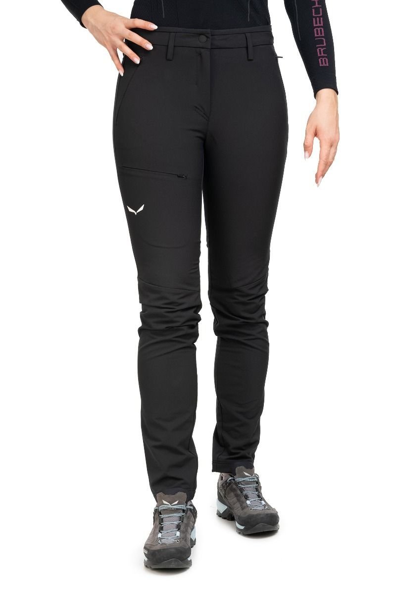 Salewa Spodnie trekkingowe damskie Puez Dolomitic 2 DST W Long czarne 36_S