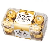 Ferrero Rocher ROCHER CHRUPIĄCY SMAKOŁYK Z KREMOWYM NADZIENIEM I ORZECHEM LASKOWYM W CZEKOLADZIE 200 G zakupy dla domu i biura! 77087092 - Bombonierki i czekoladki - miniaturka - grafika 1