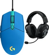 Myszki - Logitech G203 Lightsync 910-005798 + G Pro X Czarne 981-000818 - miniaturka - grafika 1