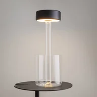Lampy stojące - Akumulatorowa lampa stołowa LED Maytoni AI Collaboration, szkło, czarny - miniaturka - grafika 1