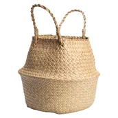 Pudła i pojemniki do przechowywania - Kosz Boho Z Trawy Morskiej Np. Na Kwiaty - miniaturka - grafika 1