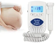 Urządzenia medyczne - Detektor Tętna Płodu Dziecka Monitor Doppler - miniaturka - grafika 1