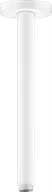 Akcesoria do armatury i ceramiki - HANSGROHE 27389700 Przyłącze sufitowe S 300 mm, mat biały - miniaturka - grafika 1