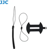 Akcesoria fotograficzne - JJC Uchwyt do dekielka JJC CS-F62II Czarny ze smyczą - miniaturka - grafika 1