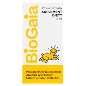 Witaminy i minerały - BioGaia Protectis Baby Suplement diety probiotyczne krople dla dzieci 5 ml - miniaturka - grafika 1