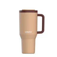 Kubki termiczne - Kubek termiczny ze słomką Kambukka RIO 950 ml - Almond Dream - miniaturka - grafika 1