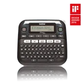 Drukarki kart i etykiet - PT-D210 - Biurkowa drukarka etykiet P-touch z szerokością taśmy TZe do 12mm - miniaturka - grafika 1