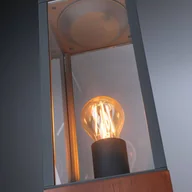 Lampy ogrodowe - Paulmann Timba lampa cokołowa z drewnem, 40 cm - miniaturka - grafika 1