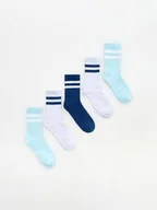 Skarpetki dla dzieci - Reserved - Skarpetki z bawełną 5 pack - granatowy - miniaturka - grafika 1