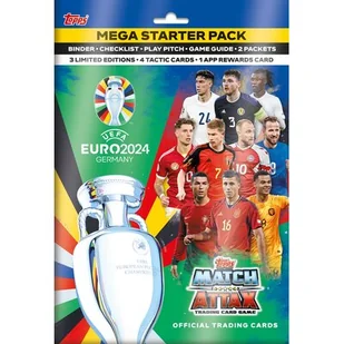 Euro 2024 Match Attax Topps TCG Zestaw Startowy - Czasopisma - miniaturka - grafika 1