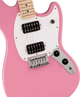 Gitary elektryczne - Squier Sonic Mustang HH Maple Fingerboard White Pickguard Flash Pink - miniaturka - grafika 1