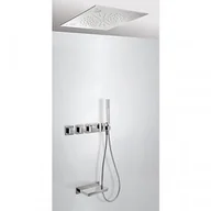 Akcesoria hydrauliczne - Tres 20725307 20725307 ESPACIO Zestaw wannowo$783natryskowy z baterią termostatyczną podtynkową BLOCK - miniaturka - grafika 1