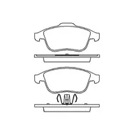 Klocki hamulcowe - Klocki hamulcowe - komplet BREMBO P 68 047X - miniaturka - grafika 1