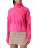 Swetry damskie - Libbi Damski sweter z golfem akryl różowy rozmiar XS/S, Rosa, XS - miniaturka - grafika 1