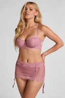 Akcesoria do bielizny - Hunkemöller Spódnica-pas do pończoch Laila Różowy - miniaturka - grafika 1