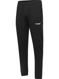 Spodnie sportowe męskie - Hummel Spodnie dresowe "Logo" w kolorze czarnym - grafika 1