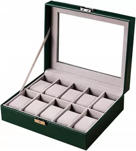 PUDEŁKO ETUI ORGANIZER SZKATUŁKA NA ZEGARKI 10 G3 - Biżuteria - akcesoria - miniaturka - grafika 1