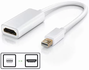 HQ miniDP Displayport thunderbolt na Hdmi MacBook - Adaptery i przejściówki - miniaturka - grafika 1