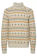 Swetry męskie - Blend sweter męski, 141107/Oyster Gray, L - miniaturka - grafika 1