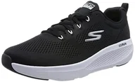 Trampki męskie - Skechers Męskie trampki 220324 BKW, czarne tekstylne/czarne syntetyczne/białe wykończenie, 45 UK, Czarna tkanina czarna syntetyczna biała wykończenie, 45 EU - miniaturka - grafika 1