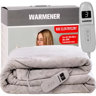 DUŻY KOC ELEKTRYCZNY PODGRZEWANY Warmener MATA GRZEWCZY POLAR XXL 180x160cm / Warmener - Poduszki, koce i materace lecznicze - miniaturka - grafika 1