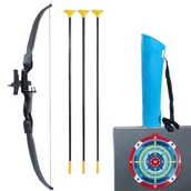 Zabawki i gry sportowe - Zestaw łucznika łuk dla dzieci strzały tarcza kołczan - miniaturka - grafika 1