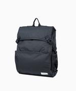 Plecaki - PUCCINI Duży czarny plecak z kieszeniami - miniaturka - grafika 1