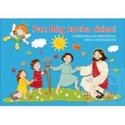 Edukacja przedszkolna - Gaudium Pan Bóg kocha dzieci Czterolatki Podręcznik - Gaudium - miniaturka - grafika 1