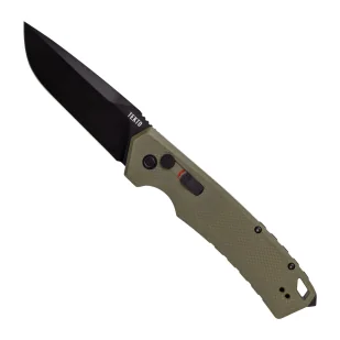 Nóż automatyczny Tekto A3 Delta D/P OD Green G10, Black D2 - Noże - miniaturka - grafika 1
