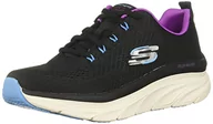 Trampki damskie - Skechers Damskie trampki D'LUX Walker, czarne, 7 UK - miniaturka - grafika 1