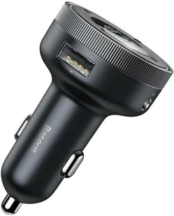 TRANSMITER FM ŁADOWARKA SAMOCHODOWA Baseus Enjoy CCLH-01 3.4A 2x USB-A JACK 3.5MM BT 5.0 - Ładowarki do telefonów - miniaturka - grafika 7