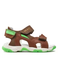 Buty dla chłopców - Sandały Primigi 5940500 M Brązowy - miniaturka - grafika 1