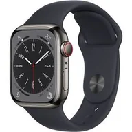 Smartwatch - Apple Watch 8 GPS+Cellular 45mm MNKU3CS/A Grafitowy - miniaturka - grafika 1