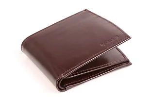 Portfel skórzany męski KEMER VOOC PPM1 Brązowy - brązowy - Portfele - miniaturka - grafika 1