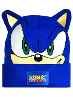 Czapki damskie - Ciepła czapka zimowa z uszami dziecięca Sonic - miniaturka - grafika 1