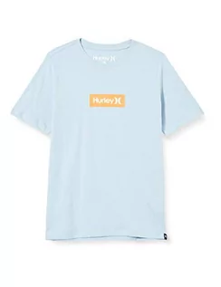 Koszulki dla chłopców - Hurley Hurley Chłopcy B O&o Small Box Tee Ss T-Shirt niebieski niebieski (Deep Royal Blue) M BQ1476 - grafika 1