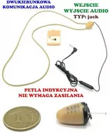 Inne akcesoria szpiegowskie - Bezprzewodowa Mikro-Słuchawka (zestaw egzaminacyjny) + Pętla Indukcyjna Pod Tel. GSM (jack 3,5mm). - miniaturka - grafika 1