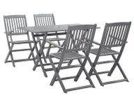 Meble ogrodowe - 5-częściowy zestaw z kwadratowym stołem K3-G74 - miniaturka - grafika 1