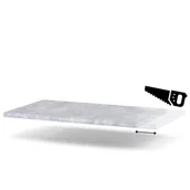 Blaty meblowe i parapety okienne - HURTOWNIA-MEBLI Blat kuchenny marmur laminowany blande beton 70-79cm na wymiar kamień - miniaturka - grafika 1