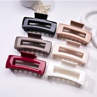 Ozdoby do włosów - TEMU 6 szt. Miękkie silikonowe klipsy do włosów, elastyczne i pewne, mocne klipsy zaciskowe, odpowiednie dla kobiet z cienkimi lub kręconymi włosami - miniaturka - grafika 1