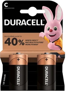 Bateria LR14 (C) 1,5V alkaliczna Duracell (opakowanie 2szt - cena za 1szt) - Baterie i akcesoria - miniaturka - grafika 1